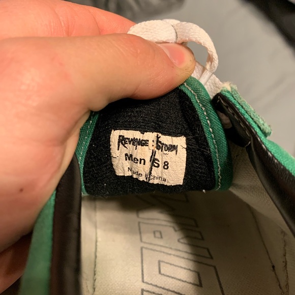 Size 8 Revenge Storm Sneakers - Green - Picture 5 of 6